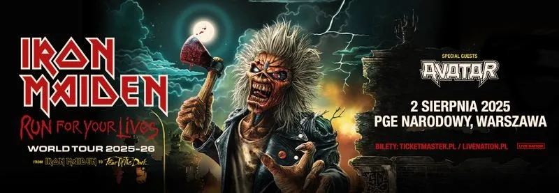 Koncert Iron Maiden w Warszawie – ilu fanów przyciągnęło wydarzenie?