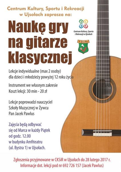 Nauka gry na gitarze