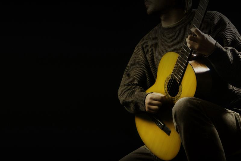 Prawidłowa pozycja przy gitarze klasycznej