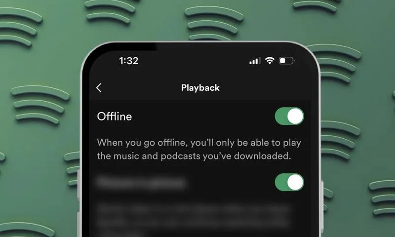 Spotify offline muzyka